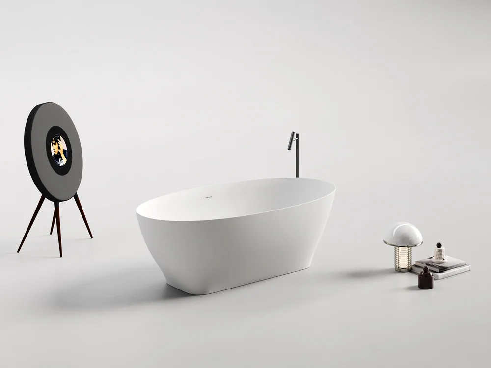 Elegant Oval Artificial Stone Bathtub MA-5002