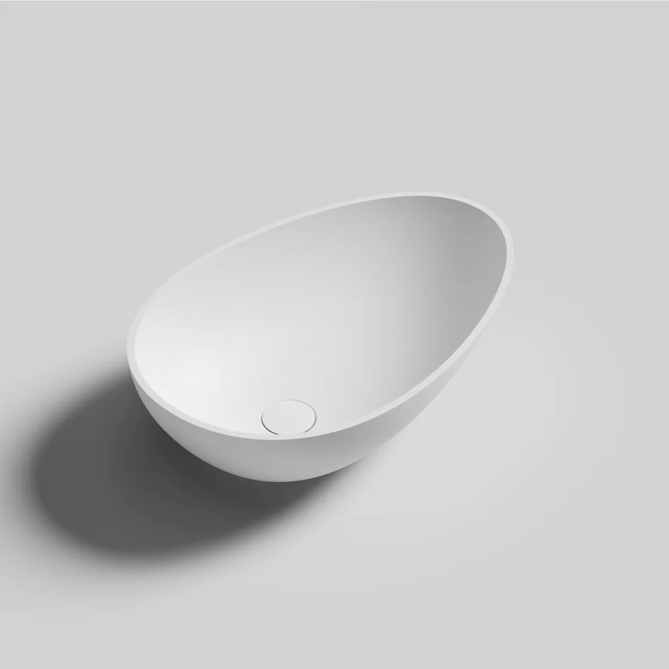Teardrop Artificial Stone Above Counter Basin MN-9006