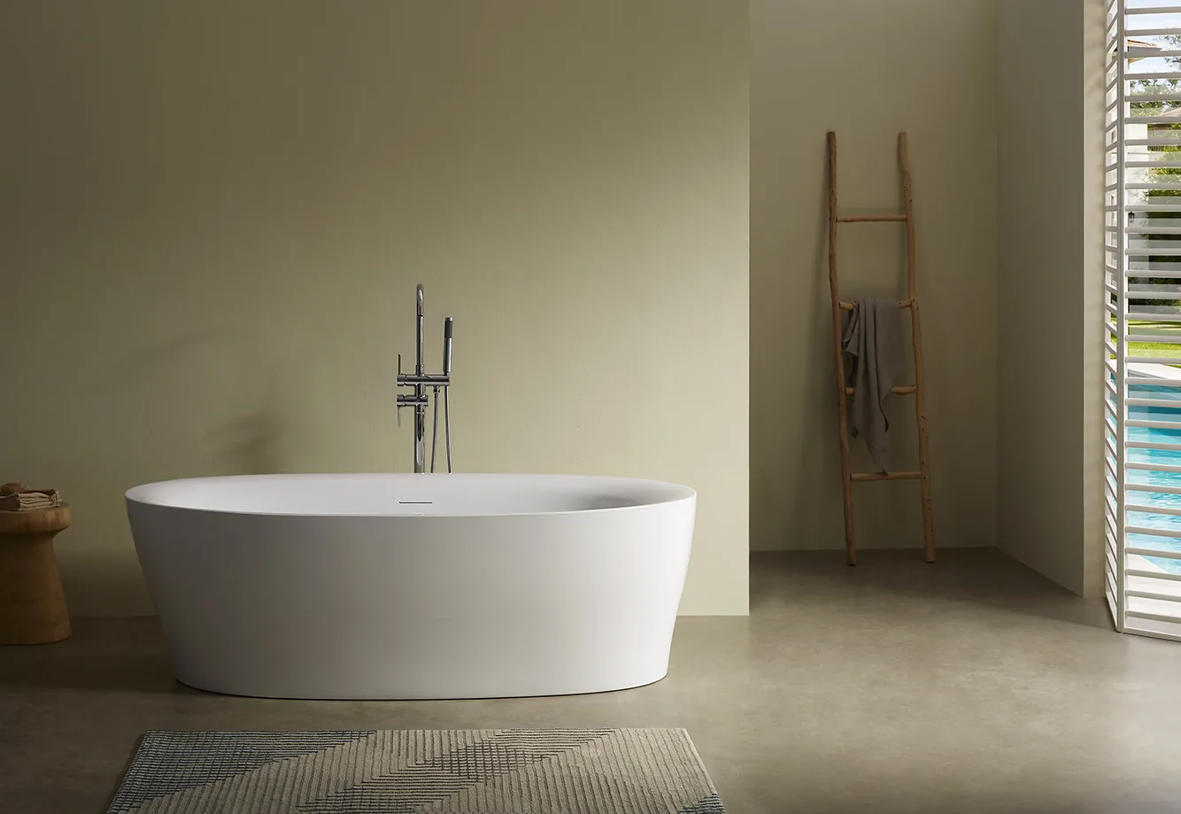 Large Oval Acrylic Freestanding Bathtub MC-8018