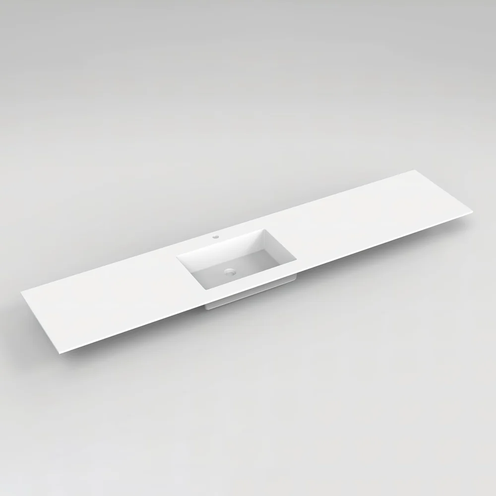 Custom Compact Integrated Vanity Basin MW-1004