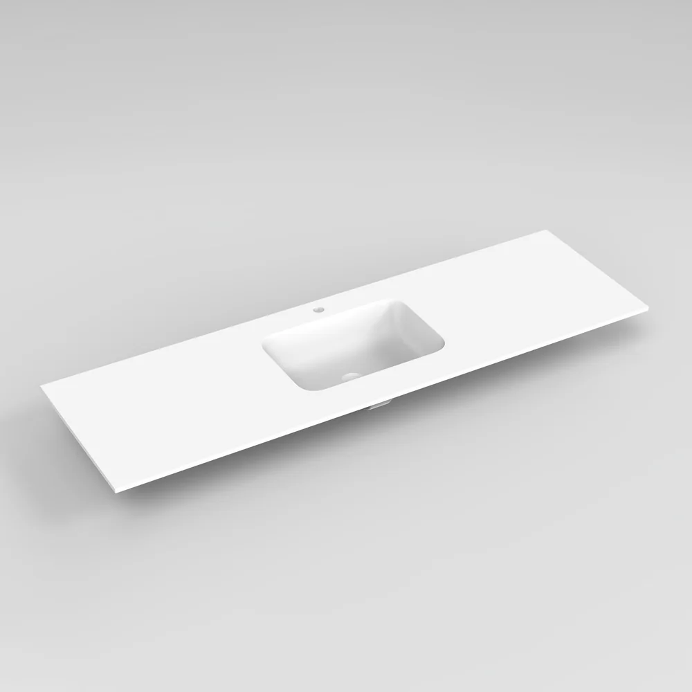 Custom Small Integrated Vanity Basin MW-1006