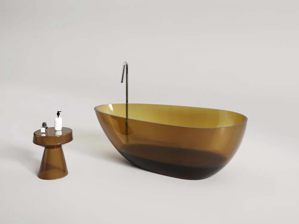 Transparent Resin Bathtub MT-4011